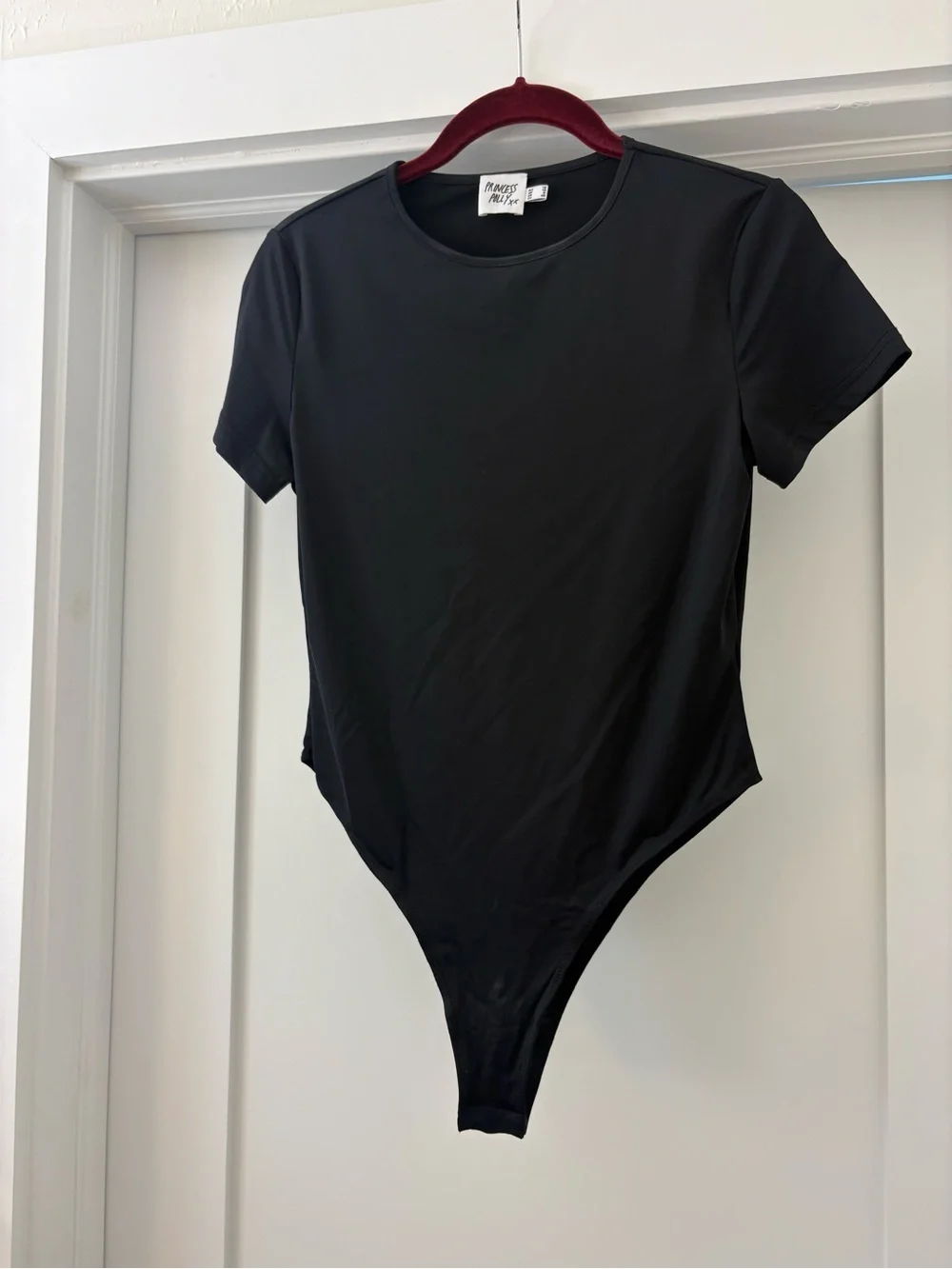 Princess Polly Black Short Sleeve Bodysuit